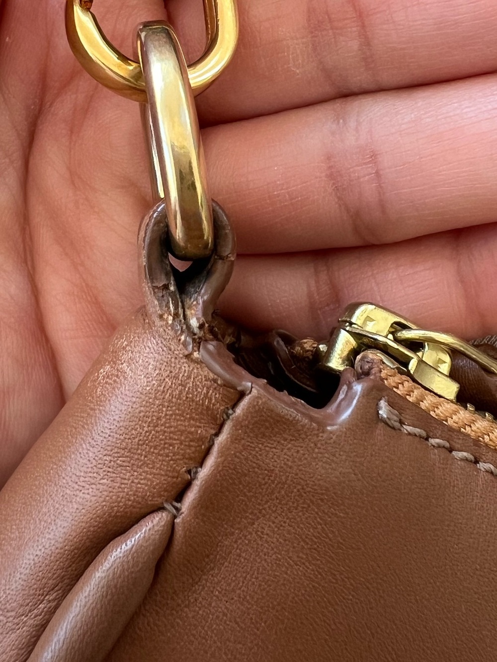 BY FAR Rachel Bag in Brown - Picture 7 of 16